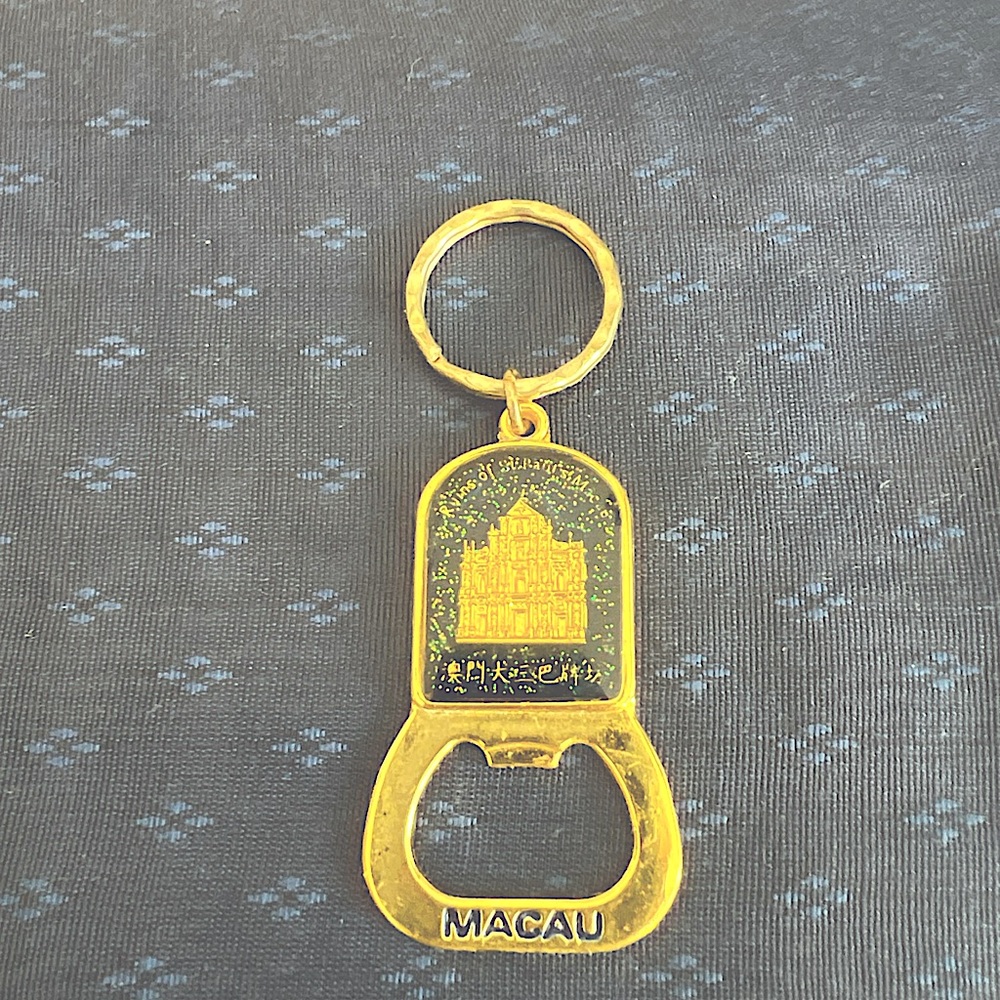 Macau Keychain Bottle Opener Travel Vacation